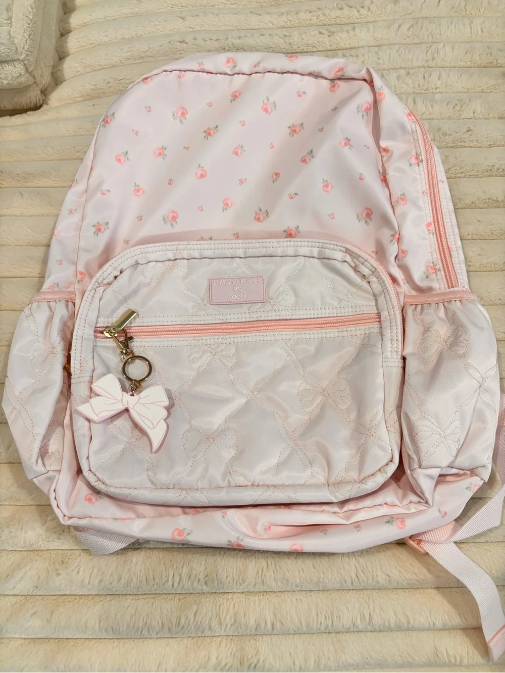 LoveShackFancy x Target Blooming Heirloom Floral Quilted Backpack